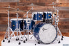 GRETSCH USA CUSTOM 5 PIECE DRUM KIT, SATIN AZURE BLUE, CIRCA 2021 (PRE-LOVED)