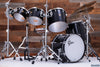 GRETSCH USA CUSTOM 7 PIECE PHIL COLLINS REPLICA CONCERT TOM DRUM KIT, NITRON BLACK (PRE-LOVED)