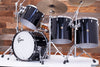 GRETSCH USA CUSTOM 7 PIECE PHIL COLLINS REPLICA CONCERT TOM DRUM KIT, NITRON BLACK (PRE-LOVED)