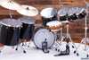 GRETSCH USA CUSTOM 7 PIECE PHIL COLLINS REPLICA CONCERT TOM DRUM KIT, NITRON BLACK (PRE-LOVED)