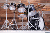 GRETSCH USA CUSTOM 7 PIECE PHIL COLLINS REPLICA CONCERT TOM DRUM KIT, NITRON BLACK (PRE-LOVED)