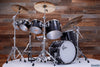 GRETSCH USA CUSTOM 7 PIECE PHIL COLLINS REPLICA CONCERT TOM DRUM KIT, NITRON BLACK (PRE-LOVED)