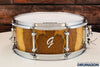 GROOVE DRUM CO. 14 X 6 G SERIES BEECH SNARE DRUM, LAUREL BURL LTD EDITION (PRE-LOVED)