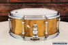 GROOVE DRUM CO. 14 X 6 G SERIES BEECH SNARE DRUM, LAUREL BURL LTD EDITION (PRE-LOVED)