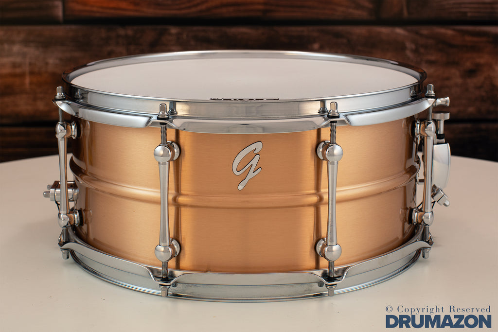 GROOVE DRUM CO. 14 X 6.5 BRONZE SNARE DRUM (PRE-LOVED)