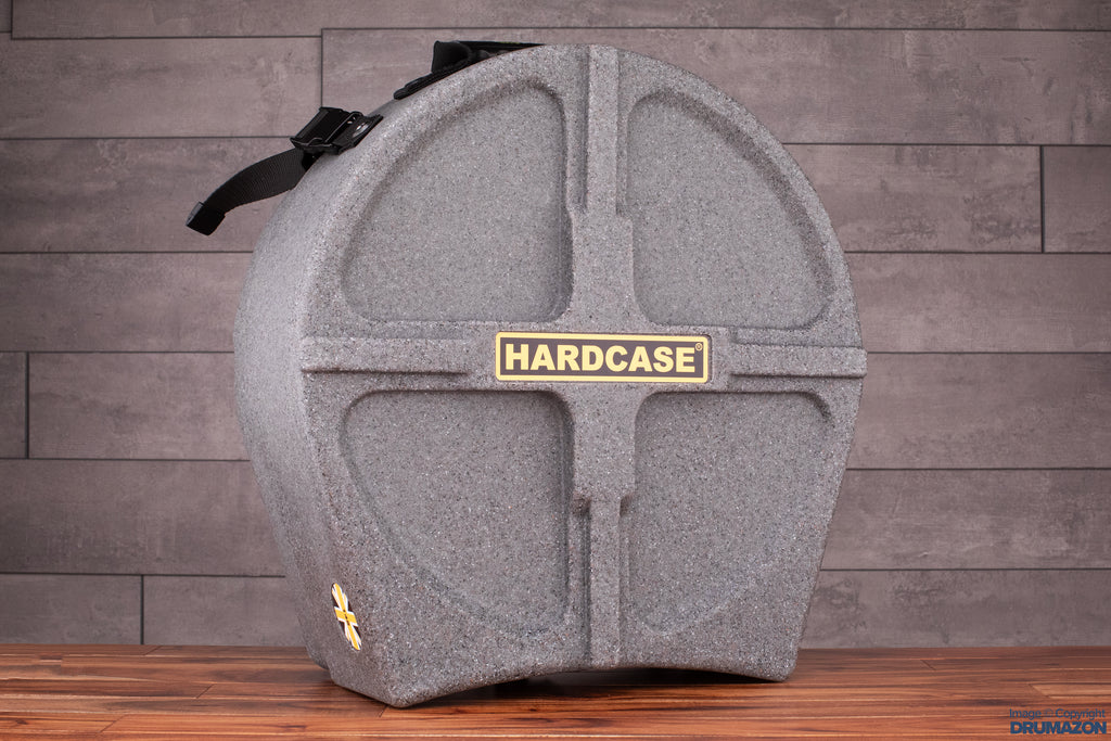 HARDCASE 14" SNARE DRUM CASE, GRANITE FINISH, FULLY LINED (PRE-LOVED)