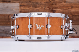 HENDRIX 14 X 6 ARCHETYPE STAVE SERIES CHERRY SNARE DRUM, NATURAL CHERRY GLOSS (PRE-LOVED)