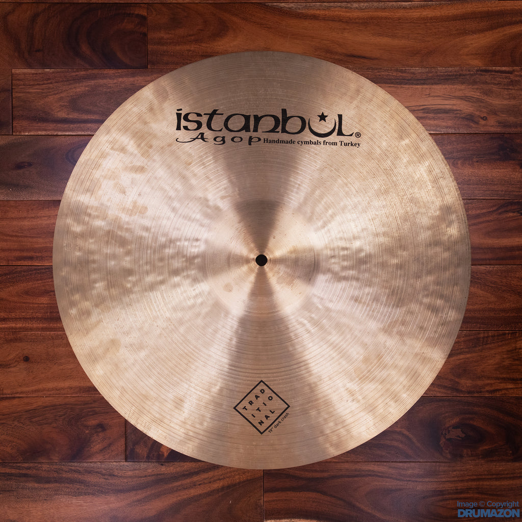 ISTANBUL AGOP 19" TRADITIONAL SERIES DARK CRASH CYMBAL (PRE-LOVED)