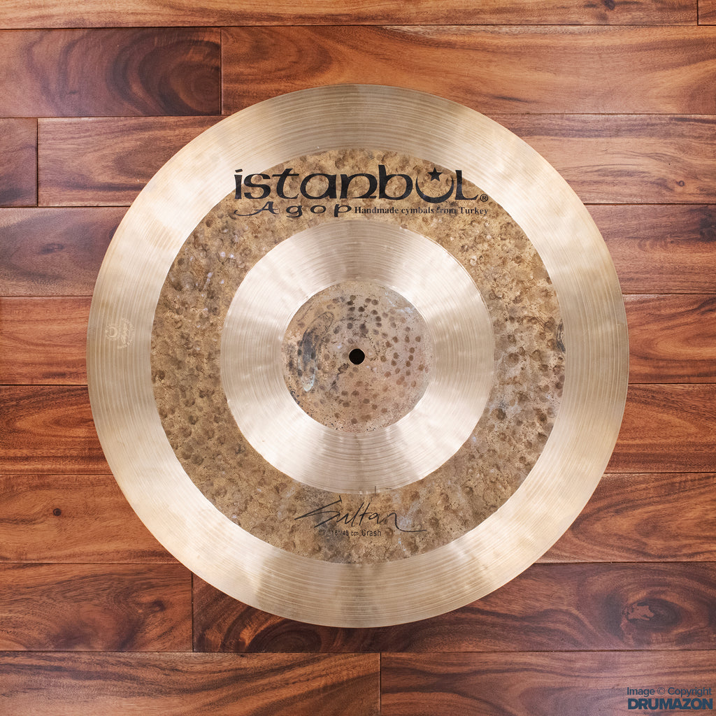 ISTANBUL AGOP 18" SULTAN CUSTOM SERIES CRASH CYMBAL (PRE-LOVED)