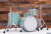 JOHN GREY AUTOCRAT 4 PIECE DRUM KIT CIRCA 1950'S, SKY BLUE DIAMOND (PRE-LOVED)