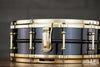 LUDWIG 14 X 5 LB416BT BLACK BEAUTY SNARE DRUM, BRASS SHELL, BRASS FITTINGS