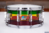 LUDWIG 14 X 6.5 VISTALITE SNARE DRUM, LTD. ED. ISLAND SUNSET, (PRE-LOVED)