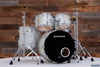 LUDWIG CLASSIC BIG BEAT 1976 WHITE MARINE PEARL 4 PIECE DRUM KIT (PRE-LOVED)