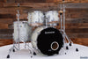 LUDWIG CLASSIC BIG BEAT 1976 WHITE MARINE PEARL 4 PIECE DRUM KIT (PRE-LOVED)