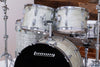 LUDWIG CLASSIC BIG BEAT 1976 WHITE MARINE PEARL 4 PIECE DRUM KIT (PRE-LOVED)