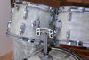 LUDWIG CLASSIC BIG BEAT 1976 WHITE MARINE PEARL 4 PIECE DRUM KIT (PRE-LOVED)