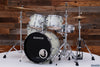 LUDWIG CLASSIC BIG BEAT 1976 WHITE MARINE PEARL 4 PIECE DRUM KIT (PRE-LOVED)