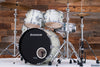 LUDWIG CLASSIC BIG BEAT 1976 WHITE MARINE PEARL 4 PIECE DRUM KIT (PRE-LOVED)