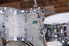 LUDWIG CLASSIC BIG BEAT 1976 WHITE MARINE PEARL 4 PIECE DRUM KIT (PRE-LOVED)