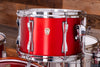 LUDWIG CLASSIC MAPLE 4 PIECE DRUM KIT, DIABLO RED LACQUER, MACH LUGS, CUSTOM ORDERED