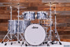 LUDWIG CLASSIC MAPLE 5 PIECE OUTFITTER DRUM KIT, SKY BLUE PEARL, ROUND OVER EDGES