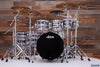 LUDWIG CLASSIC MAPLE 7 PIECE DRUM KIT, DIGITAL BLACK SPARKLE, MACH LUGS, CUSTOM ORDERED