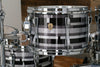 LUDWIG CLASSIC MAPLE 7 PIECE DRUM KIT, DIGITAL BLACK SPARKLE, MACH LUGS, CUSTOM ORDERED