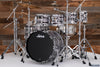 LUDWIG CLASSIC MAPLE 7 PIECE DRUM KIT, DIGITAL BLACK SPARKLE, MACH LUGS, CUSTOM ORDERED