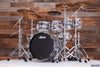 LUDWIG CLASSIC MAPLE 7 PIECE DRUM KIT, DIGITAL BLACK SPARKLE, MACH LUGS, CUSTOM ORDERED