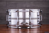 LUDWIG 14 X 6.5 LB402BT CHROME ON BRASS SNARE DRUM LTD EDITION (PRE-LOVED)