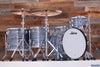 LUDWIG LEGACY CLASSIC MAHOGANY / POPLAR 4 PIECE DRUM KIT, VINTAGE BLUE OYSTER