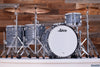 LUDWIG LEGACY CLASSIC MAHOGANY / POPLAR 4 PIECE DRUM KIT, VINTAGE BLUE OYSTER