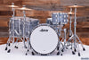 LUDWIG LEGACY CLASSIC MAHOGANY / POPLAR 4 PIECE DRUM KIT, VINTAGE BLUE OYSTER