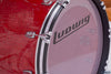 LUDWIG VISTALITE 4 PIECE DRUM KIT, EXTREMELY RARE INFUSED RED SPARKLE