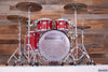 LUDWIG VISTALITE 4 PIECE DRUM KIT, EXTREMELY RARE INFUSED RED SPARKLE