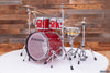 LUDWIG VISTALITE 4 PIECE DRUM KIT, EXTREMELY RARE INFUSED RED SPARKLE