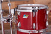 LUDWIG VISTALITE 4 PIECE DRUM KIT, EXTREMELY RARE INFUSED RED SPARKLE