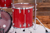 LUDWIG VISTALITE 4 PIECE DRUM KIT, EXTREMELY RARE INFUSED RED SPARKLE