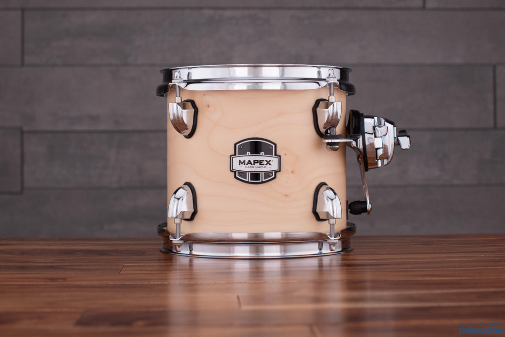 MAPEX MARS MAPLE 8 X 7 ADD ON TOM PACK WITH TH800 CLAMP, NATURAL SATIN