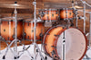 MAPEX BLACK PANTHER DESIGN LAB VERSATUS 5 PIECE DRUM KIT, PEACH BURL BURST