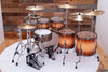 MAPEX BLACK PANTHER DESIGN LAB VERSATUS 5 PIECE DRUM KIT, PEACH BURL BURST