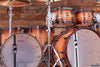 MAPEX BLACK PANTHER DESIGN LAB VERSATUS 6 PIECE DRUM KIT, PEACH BURL BURST (PRE-LOVED)