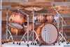 MAPEX BLACK PANTHER DESIGN LAB VERSATUS 6 PIECE DRUM KIT, PEACH BURL BURST (PRE-LOVED)