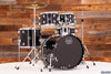 MAPEX COMET FUSION STARTER / BEGINNER 5 PIECE DRUM KIT, DARK BLACK WITH HARDWARE, CYMBALS AND STOOL