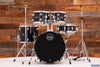 MAPEX COMET FUSION STARTER / BEGINNER 5 PIECE DRUM KIT, DARK BLACK WITH HARDWARE, CYMBALS AND STOOL