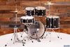 MAPEX COMET FUSION STARTER / BEGINNER 5 PIECE DRUM KIT, DARK BLACK WITH HARDWARE, CYMBALS AND STOOL