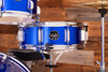 MAPEX COMET FUSION STARTER / BEGINNER 5 PIECE DRUM KIT, INDIGO BLUE WITH HARDWARE, CYMBALS AND STOOL