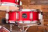 MAPEX COMET FUSION STARTER / BEGINNER 5 PIECE DRUM KIT, INFRA RED WITH HARDWARE, CYMBALS AND STOOL