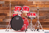 MAPEX COMET FUSION STARTER / BEGINNER 5 PIECE DRUM KIT, INFRA RED WITH HARDWARE, CYMBALS AND STOOL