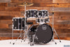 MAPEX COMET JUNIOR STARTER / BEGINNER 5 PIECE DRUM KIT, DARK BLACK WITH HARDWARE, CYMBALS AND STOOL